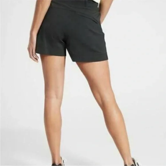 Athleta Trekkie North Black Shorts 10 - Picture 4 of 8